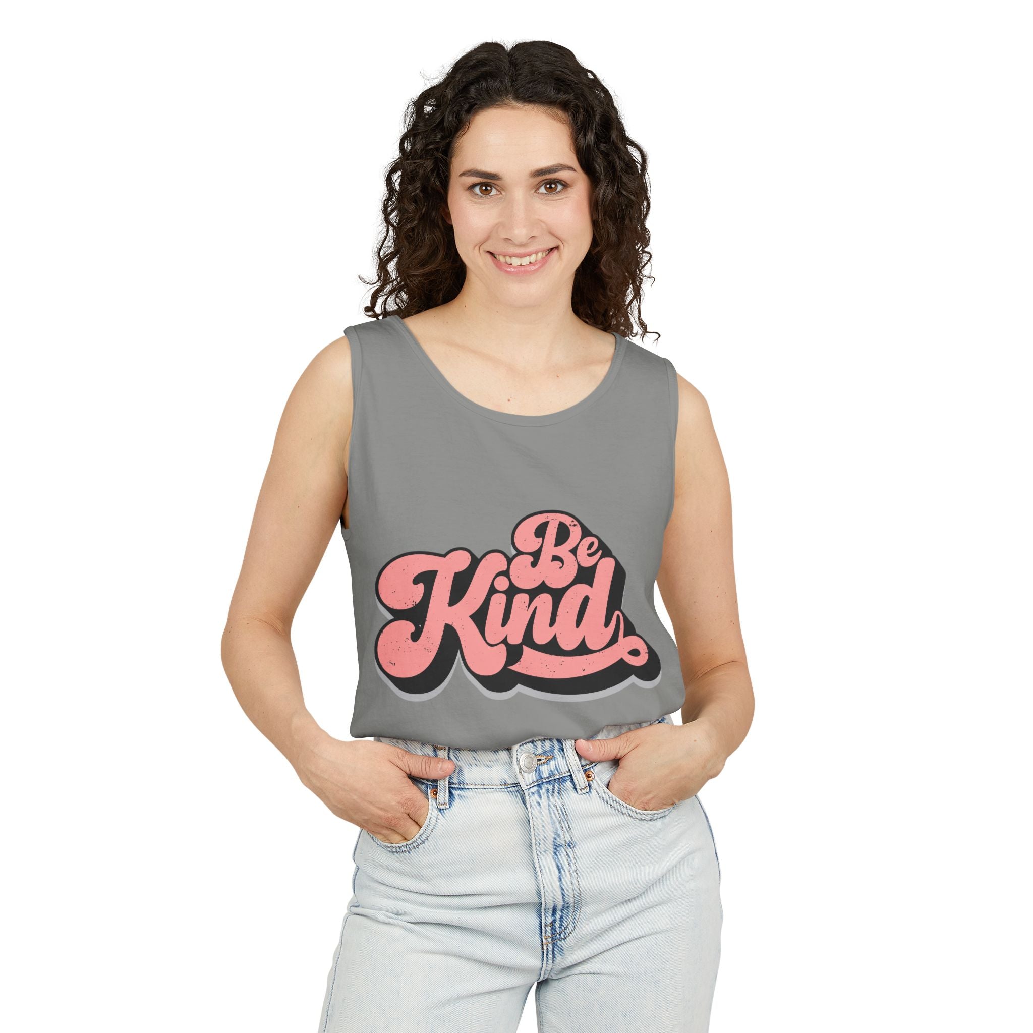 Black Sheep Club - Be Kind Retro Script Tank Top