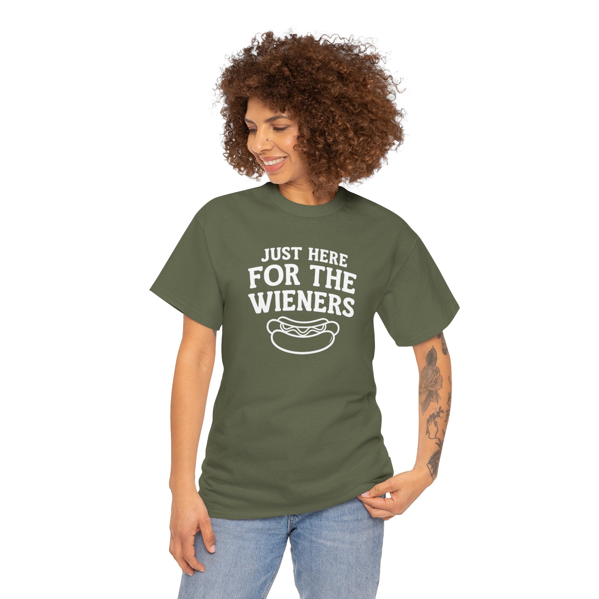 Black Sheep Club - Just Here for the Wieners Tee