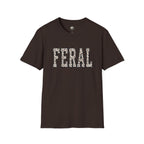 Black Sheep Club — FERAL Leopard Print Graphic Tee