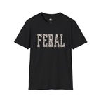 Black Sheep Club — FERAL Leopard Print Graphic Tee