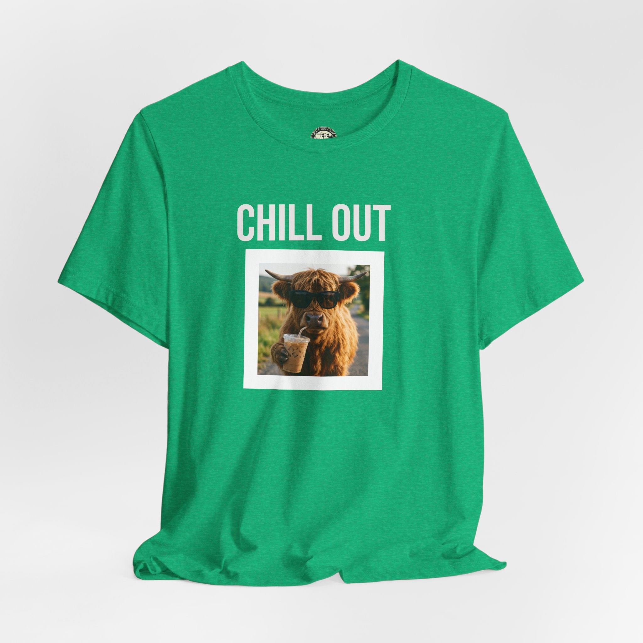 Chill Out Highland Cow Tee