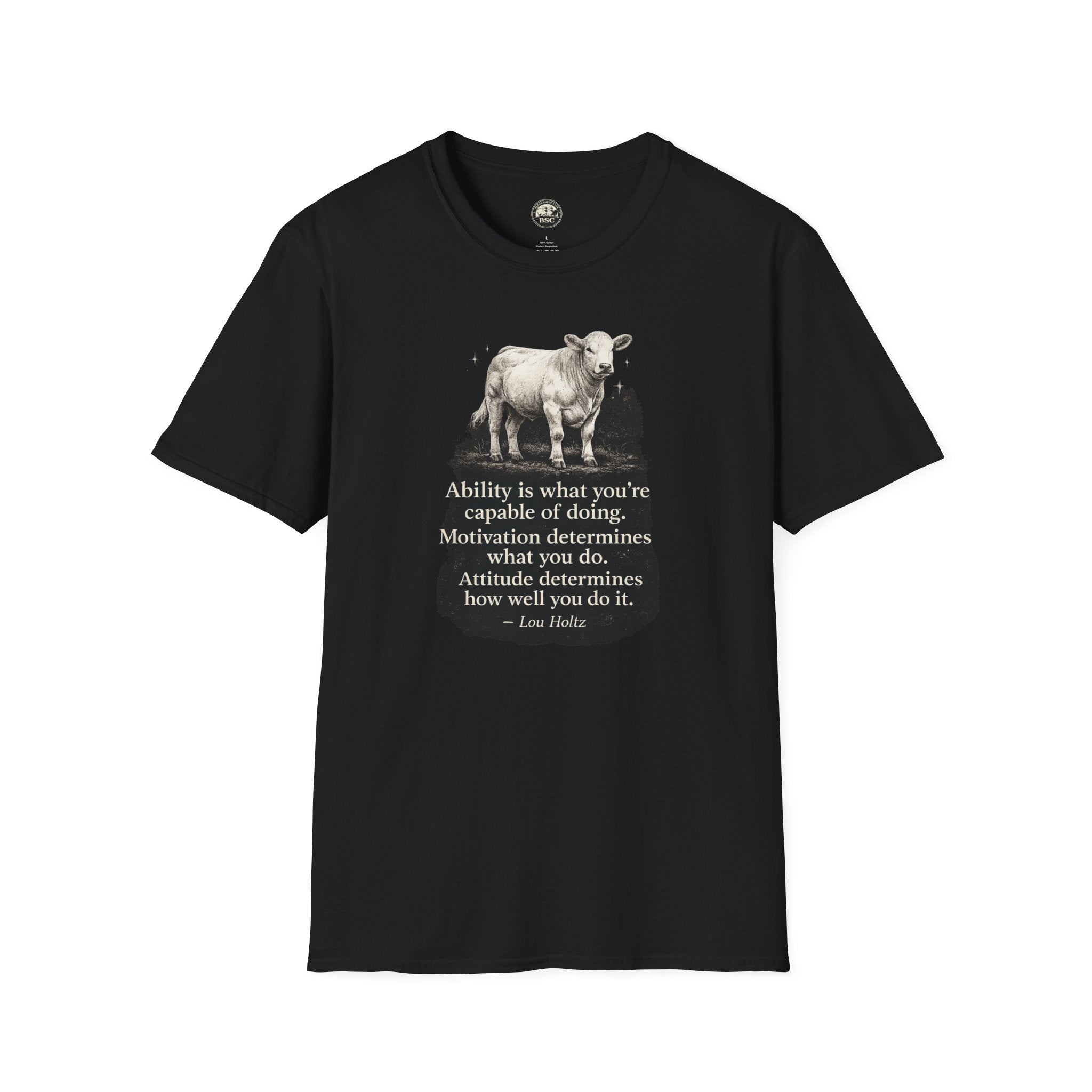 Black Sheep Club — T-shirt de ferme motivant Charolais