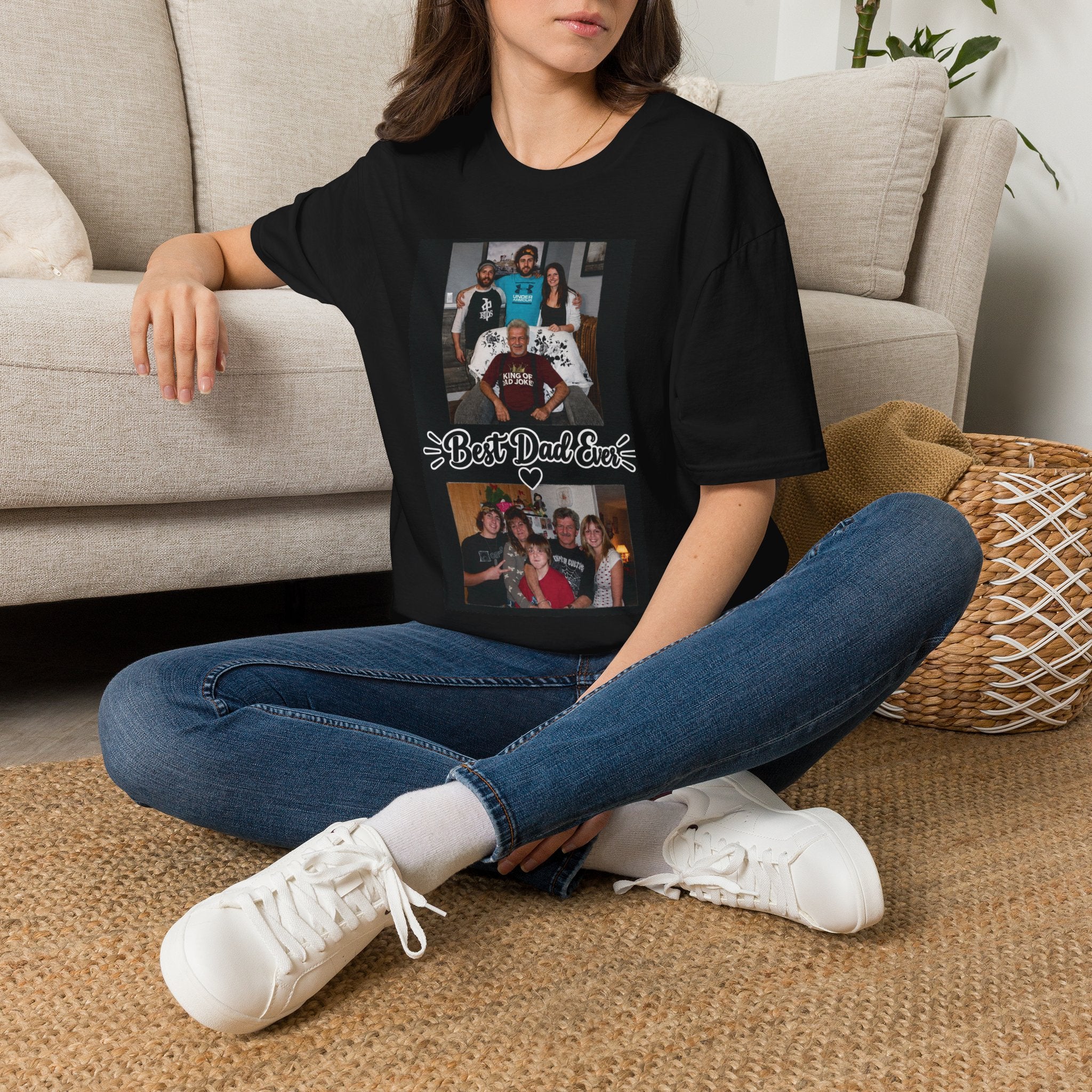 Photo Collage T‑Shirt — Custom Family Band Portrait Tee