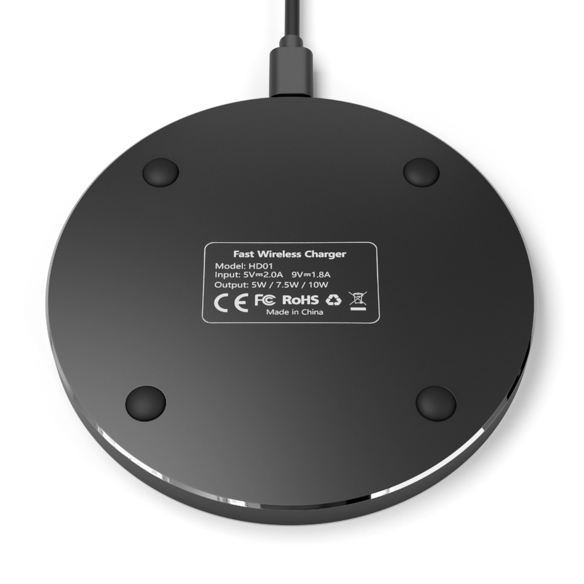 World's Best DAD Wireless Charger — Fast Qi Phone Charging Gift for Father’s Day