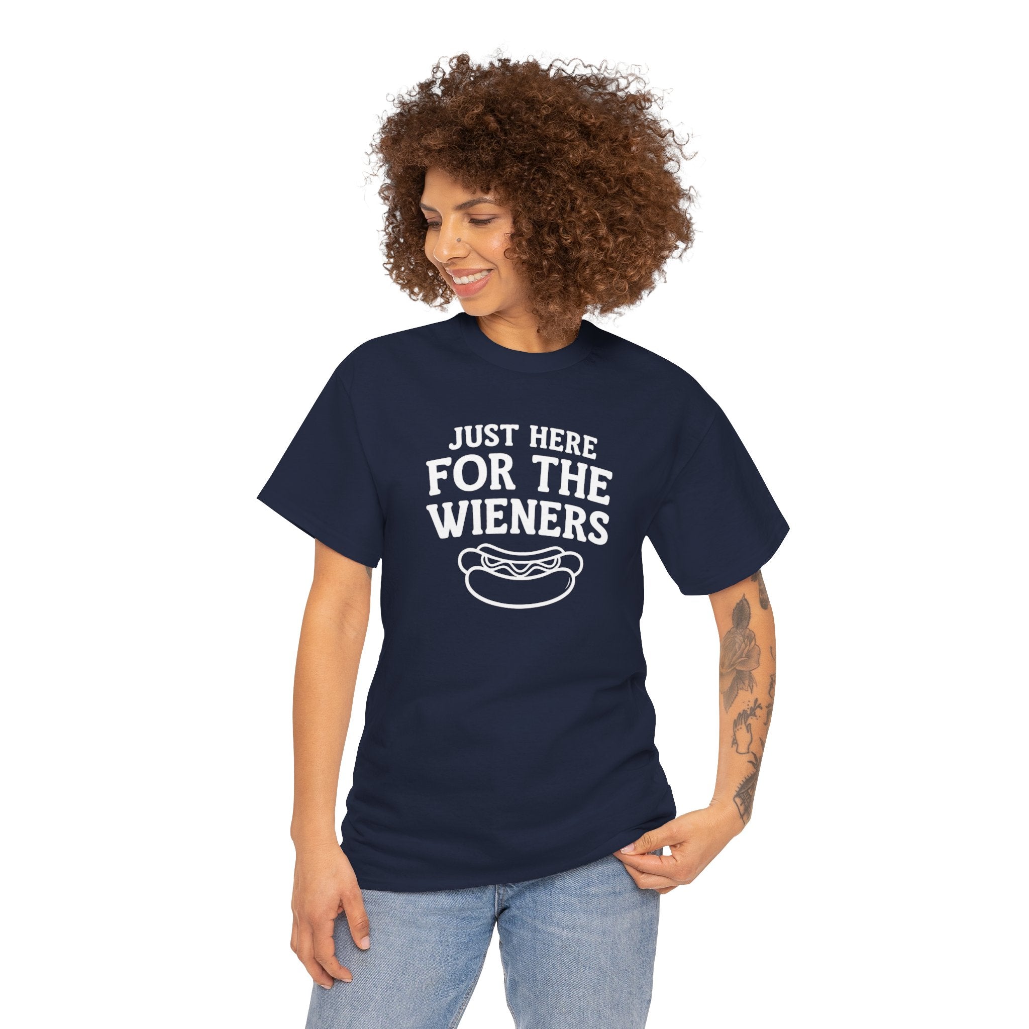 Black Sheep Club - Just Here for the Wieners Tee