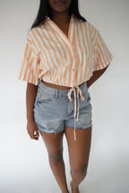 Popsicle Shirt - Orange Striped