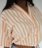 Popsicle Shirt - Orange Striped
