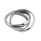 Triple Banded Interconnected Stack Ring