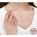 Forever Love: Delicate Infinity Necklace In Sterling Silver