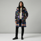OLDTRIBES™ Pink Floral Long Coat