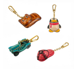 Whimsy Luxe Leather Key Rings Collection | 18K Gold Infused Collectable Characters