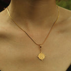 Gold Ornate Alphabet Letter Charms (A–Z) for Necklaces & Bracelets