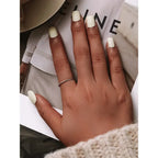 Sterling Silver Braided Twisted Eternity Band Stackable Ring