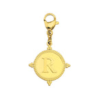 Gold Ornate Alphabet Letter Charms (A–Z) for Necklaces & Bracelets
