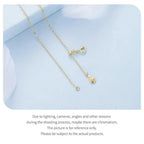 925 Sterling Silver Double Layer Heart Pendant Choker Necklace