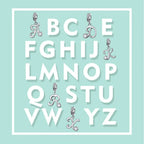Classic 925 Sterling Silver Initial Necklace