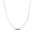 Classic Sterling Silver Rolo Chain Necklace