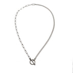 T-Bar Silver Necklace
