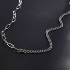 T-Bar Silver Necklace