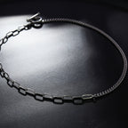 T-Bar Silver Necklace
