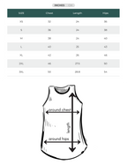 Women's Relaxed Bamboo Tank - Blank Apparel - Charcoal Grey