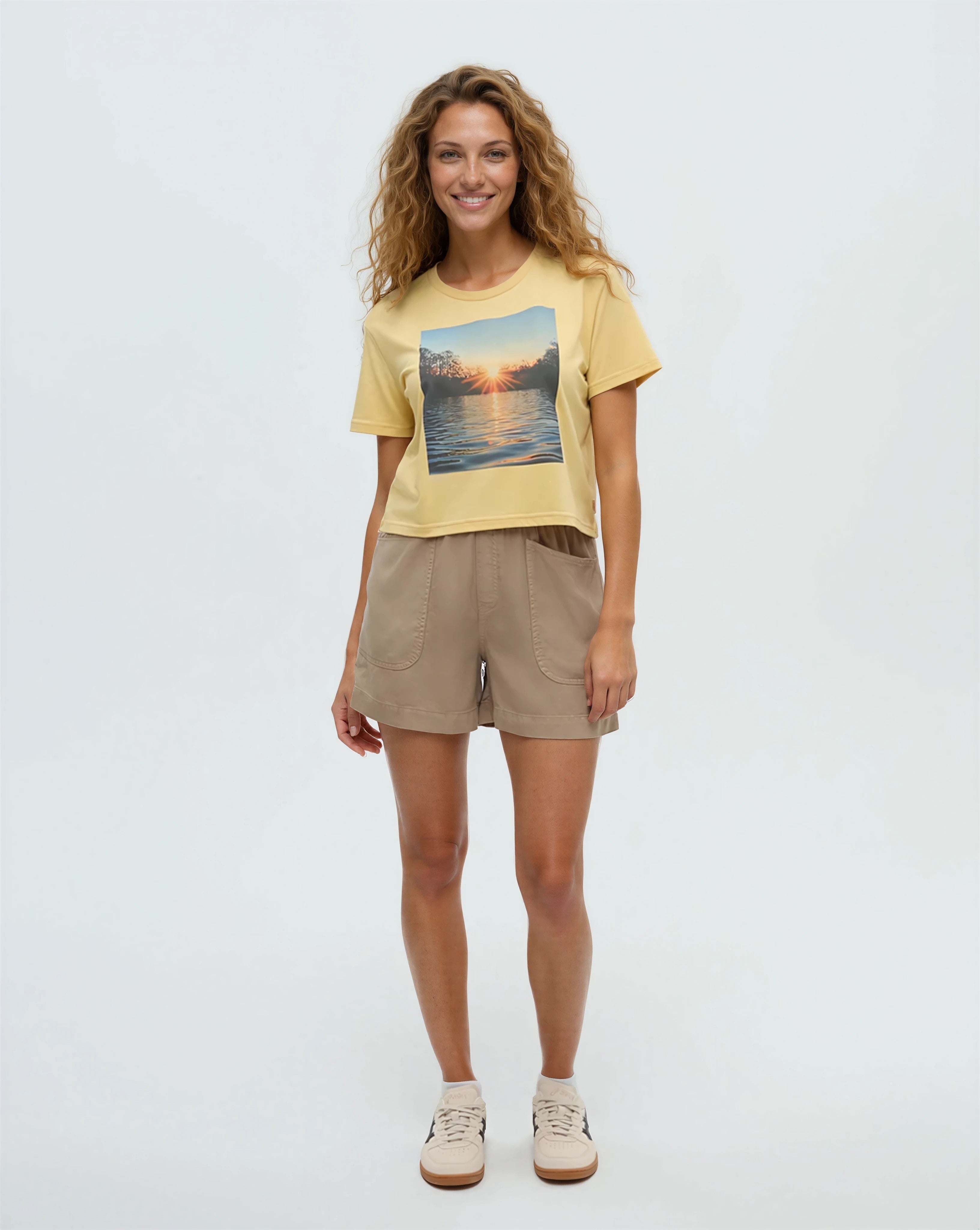 Lake View Crop T-Shirt