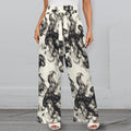 Smokey Strappy Wide Leg Pants with Pockets
