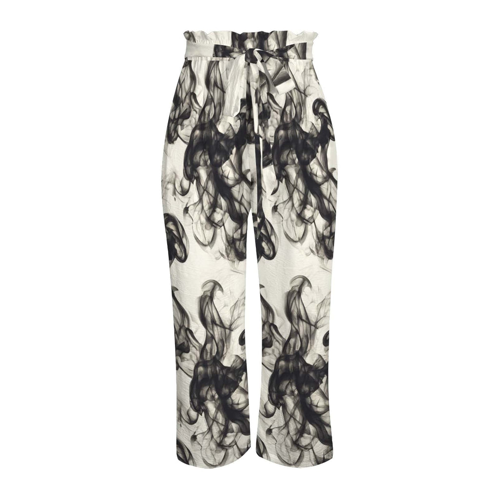 Smokey Strappy Wide Leg Pants with Pockets