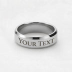 Father's Day Gift - Engraved Men's Ring