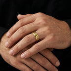 Father's Day Gift - Engraved Men's Ring