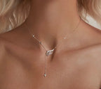 Angelic Elegance: Sterling Silver Angel Wing Necklace