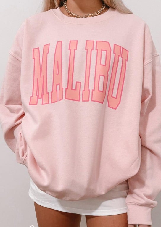 Malibu oversized crew neck
