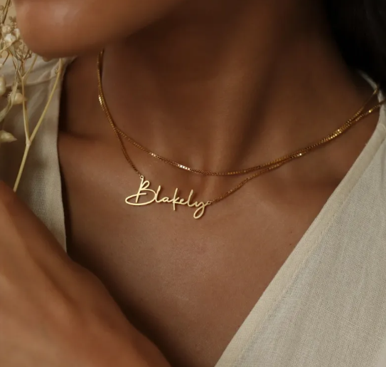 Gold Name Necklace