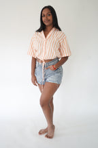 Popsicle Shirt - Orange Striped
