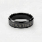 Father's Day Gift - Engraved Men's Ring