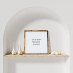 You'll Never Know Dear How Much I Love You Wood Sign